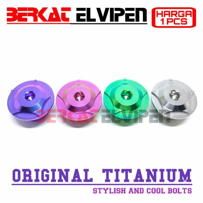 Baut Titanium Tutup Oli Mesin Beat Scoopy Genio Vario Series Pcx Adv -Gratisongkir