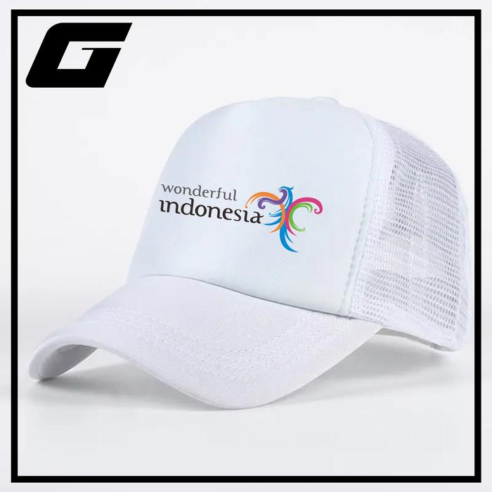 TOPI WONDERFUL INDONESIA / TOPI JARING WONDERFUL INDONESIA / TOPI TRUCKER WONDERFUL INDONESIA BISA C