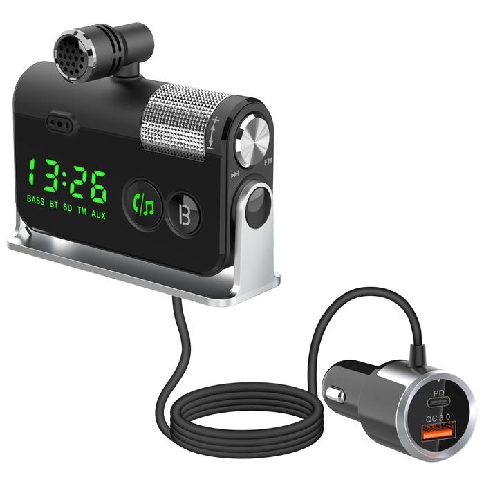 FM Transmitter Car Bluetooth Wireless Handsfree Audio