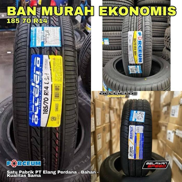 BAN MOBIL STANDAR R14 MERK ACCELERA RHO 185 70 R14 BAN MURAH TERBARU