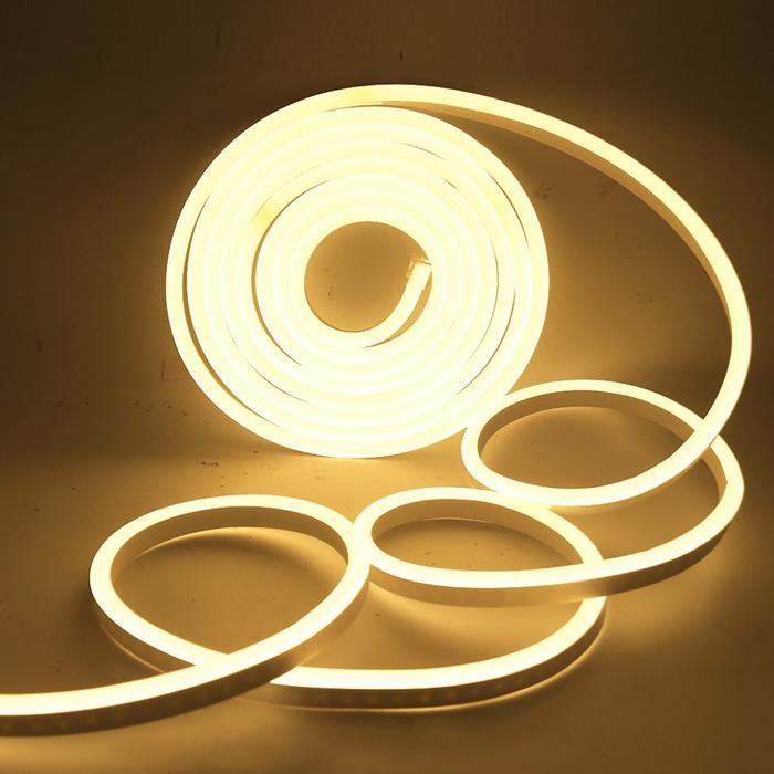 Lampu Neon Flex LED Selang/Sign Strip Fleksibel warm white 220v
