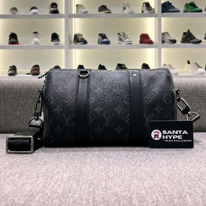 Louis Vuitton Monogram Reverse Keepall City Messenger Sling Bag