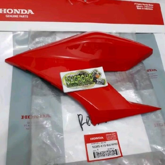 cover sayap luar kiri shroud L kupingan kuping tangki kiri cb 150 r cb150 r cb150r led 2015 2016 201