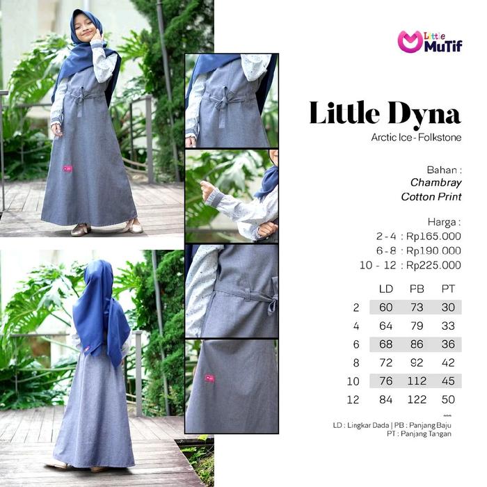 MUTIF LT. DYNA BUSANA MUSLIM ANAK ANAK SIMPLE