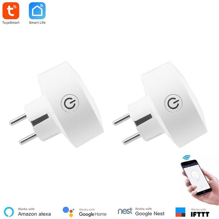 Smart Life APP EU power monitoring WiFi socket wireless plug smart