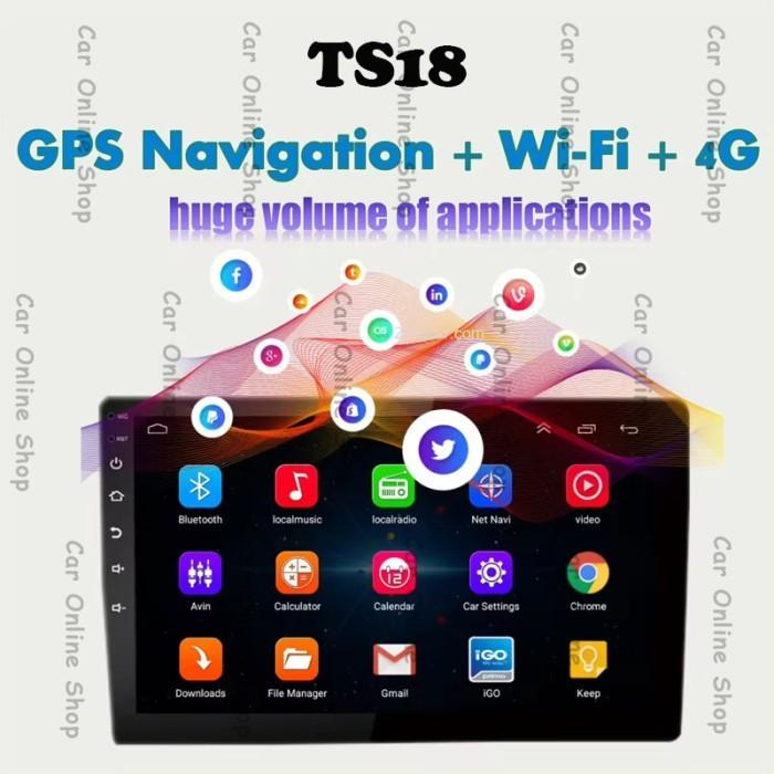 Head Unit Android Ts18 Uis8518A Topway 9 Inch Ram 4/64 Hu Ram 6/128 2K Qled Mobil Touch Screen Car S