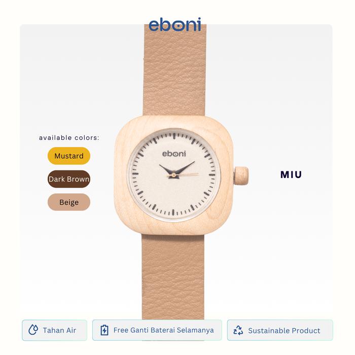 Eboni Jam Tangan Kayu '' Miu ''