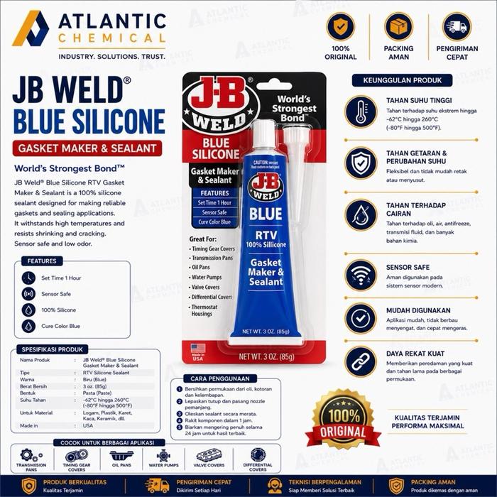 JB WELD BLUE RTV GASKET MAKER (85 G)