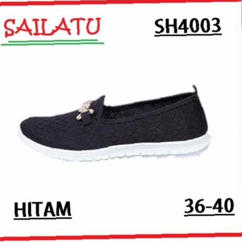 Sepatu Wanita SAILATU SH4003 Flat shoes Wanita Trendy kerja karet Perempuan | Kekinian