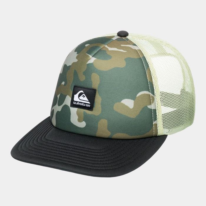 Topi Quiksilver Emu Coop CRE0 Trucker Original Planet Surf Reject Yellowing No Box Size 45/29cm Rp.1