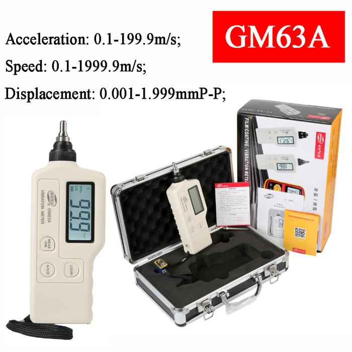 BENETECH Vibration yzer Digital Vibration Meter Device Probe