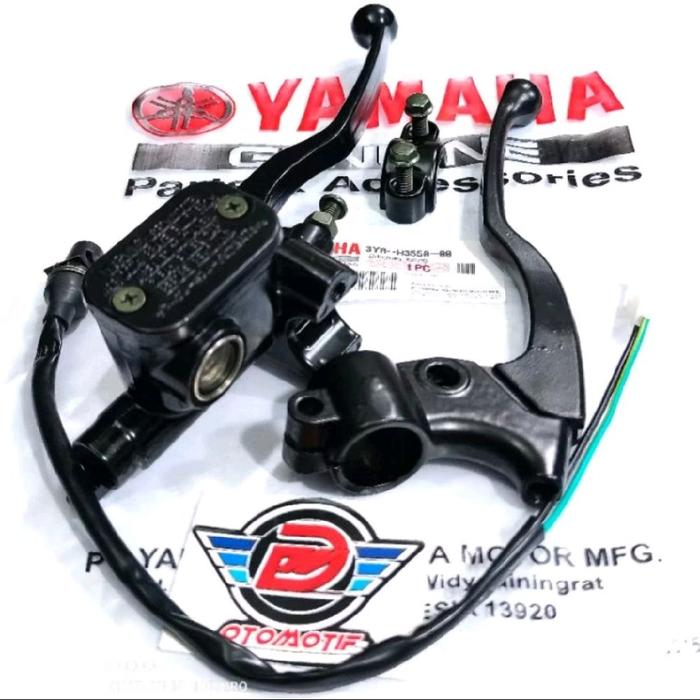 master rem depan set handle hendel handel rem depan dan dudukan handle kopling kiri force one 1 fiz