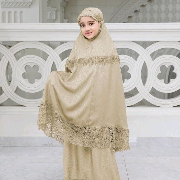 BUTTONSCARVES Safa Kids Prayer Robe - Beige