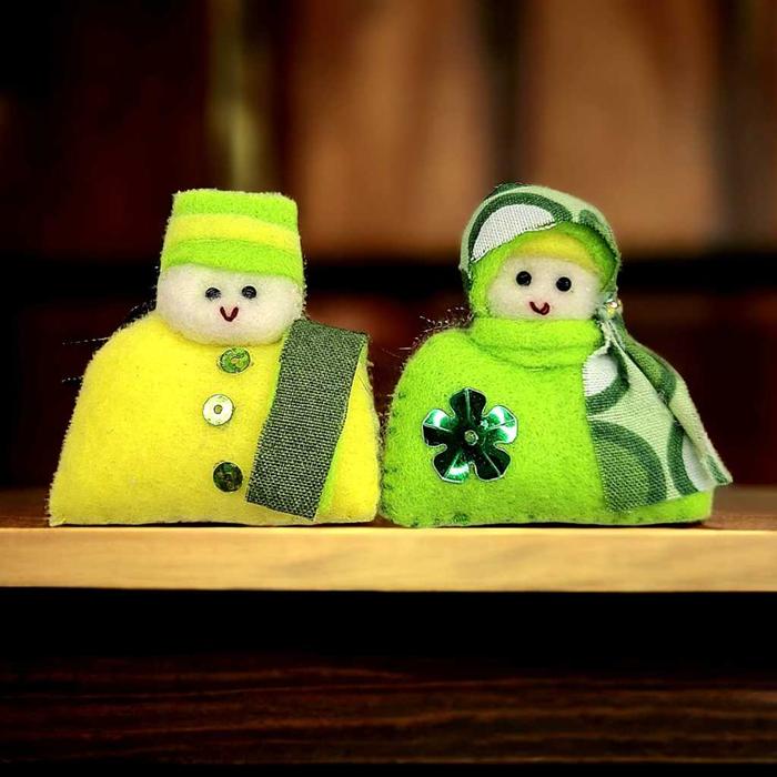 Boneka Lebaran - Setengah Badan Sepasang