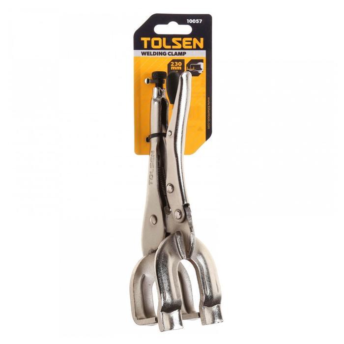 Tang Buaya Penjepit Untuk Las Berbentuk U 9" Locking Welding Clamp Jepit U 9 INCH 10057 TOLSEN