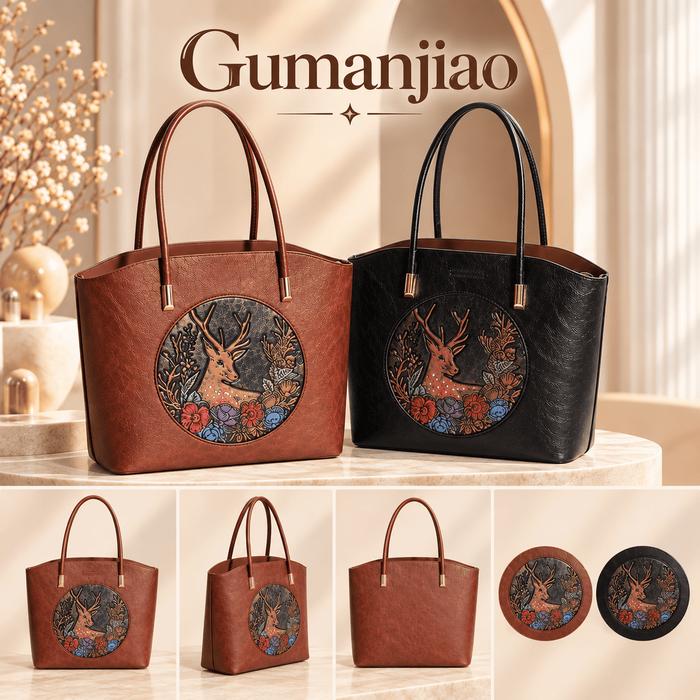 Tas Selempang Wanita Premium Gumanjiao Rusa | Tas Selempang Rusa