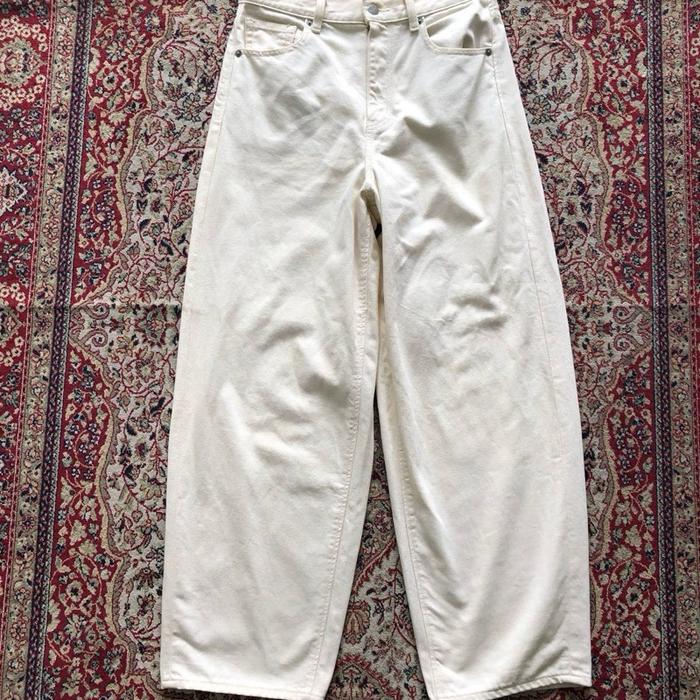 Celana Gu wide fit denim pants Casual gu japan vintage denim HI039