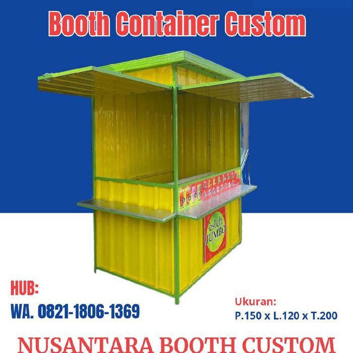booth container jualan Booth Container Custom UMKM Murah Booth Container Cafe Mini Siap Pakai Booth