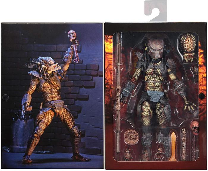 Asli NECA Predator 2 Kota Pemburu Predator Model Mainan Koleksi