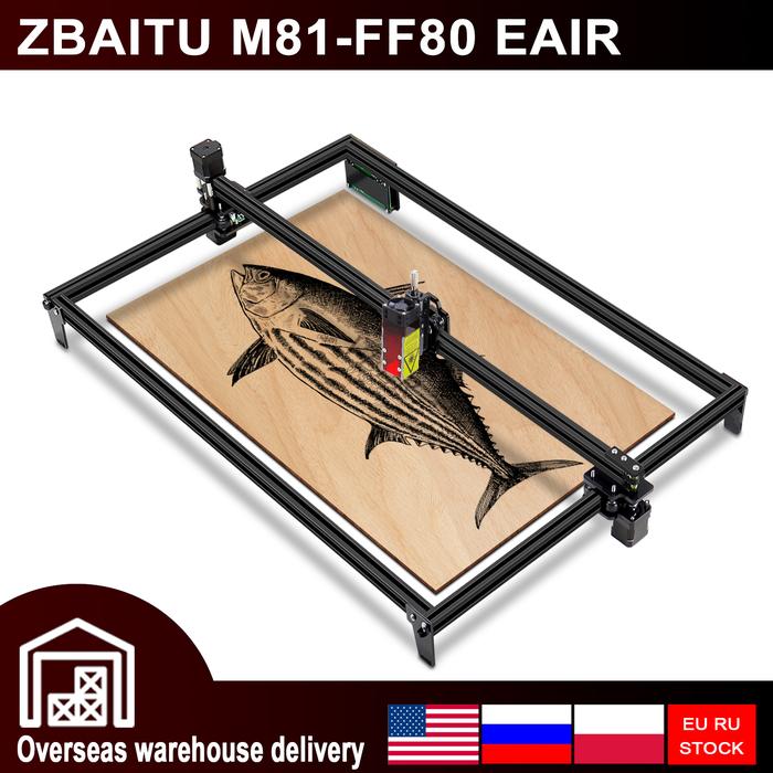ZBAITU Laser Engraver Machine, CNC Wifi Lightburn GRBL Laser Wood