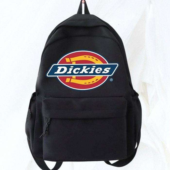 Tas Ransel Backpack Hitam Dickies Distro Kanvas Cordura D300 100% Premium / Tas Punggung Sekolah Ker