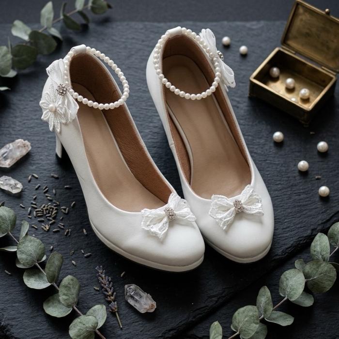 Psp heels gelang pita mutiara ribbon aeschthetic PSP