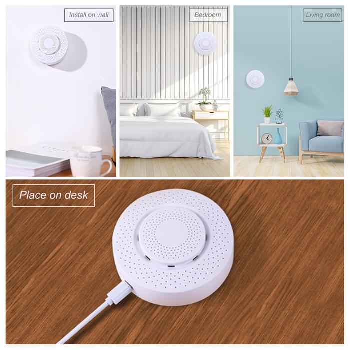 Smart Zigbee Air Quality Monitor Indoor Air Quality Meter with App