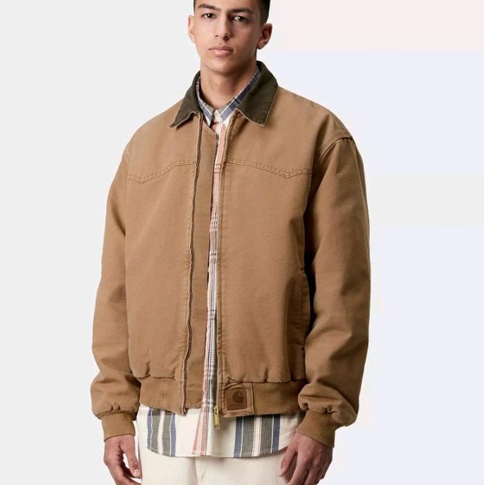 CARHARTT OUTERWEAR - OG SANTA FE JACKET - HAMILTON BROWN / TOBACCO - 100% ORIGINAL