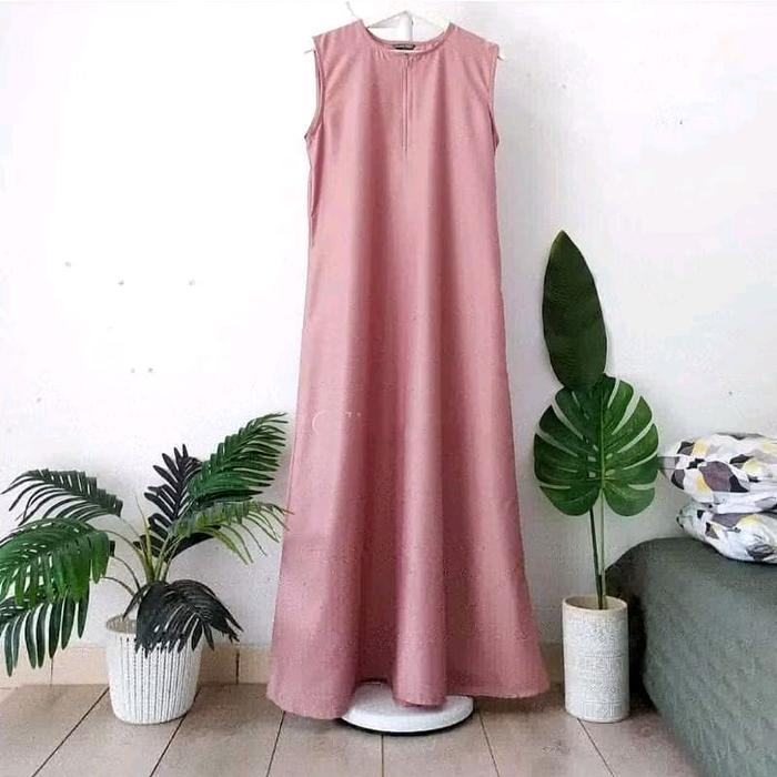 Inner Abaya Woolfish Gamis Polos Gamis Original Suryalaya busana Gamis Kutungan