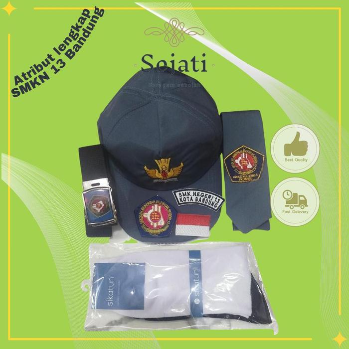 Seragam Sejati Collection - Atribut SMKN 13 Bandung Lengkap Paket Hemat
