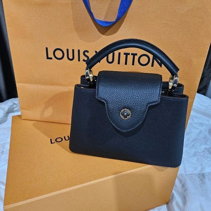 Authentic LV Capucines BB Black GHW Preloved [sudah MICROCHIP]