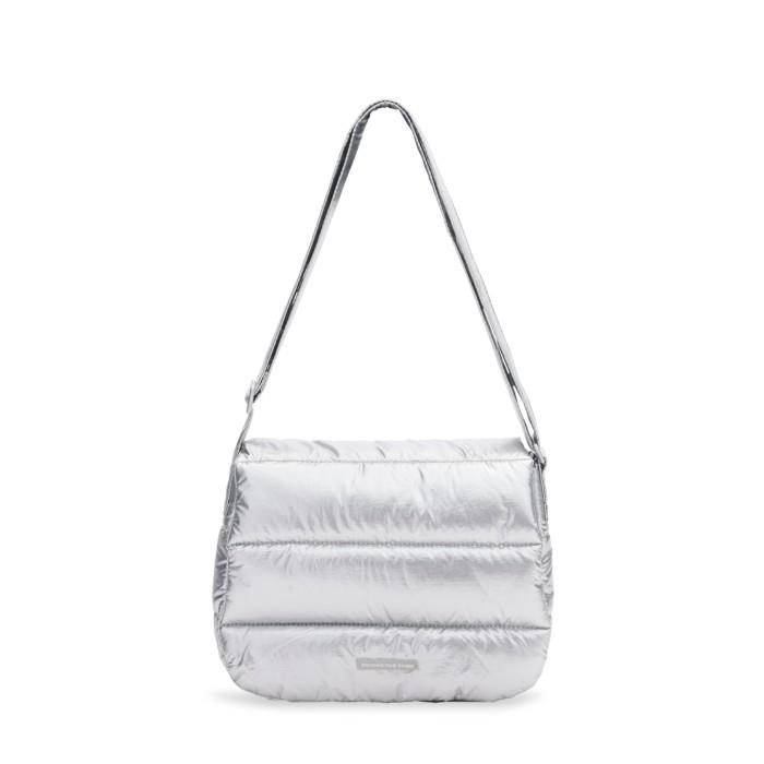 Beyond The Vines Btv Metallic Poofy Bag/Tas Selempang Silver Best Seller