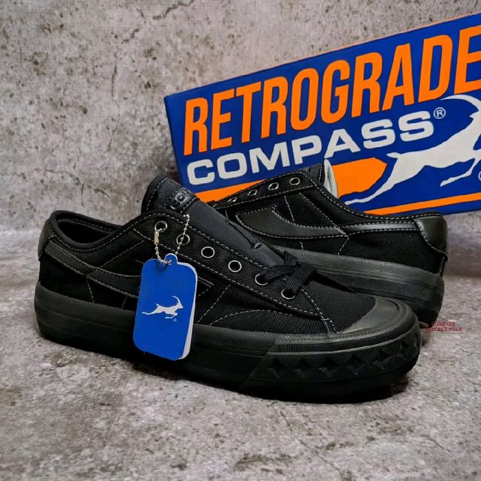 promo spesial sepatu Compas Retrograde low Doblle Black,Sepatu Compas Retrograde Black White 2026