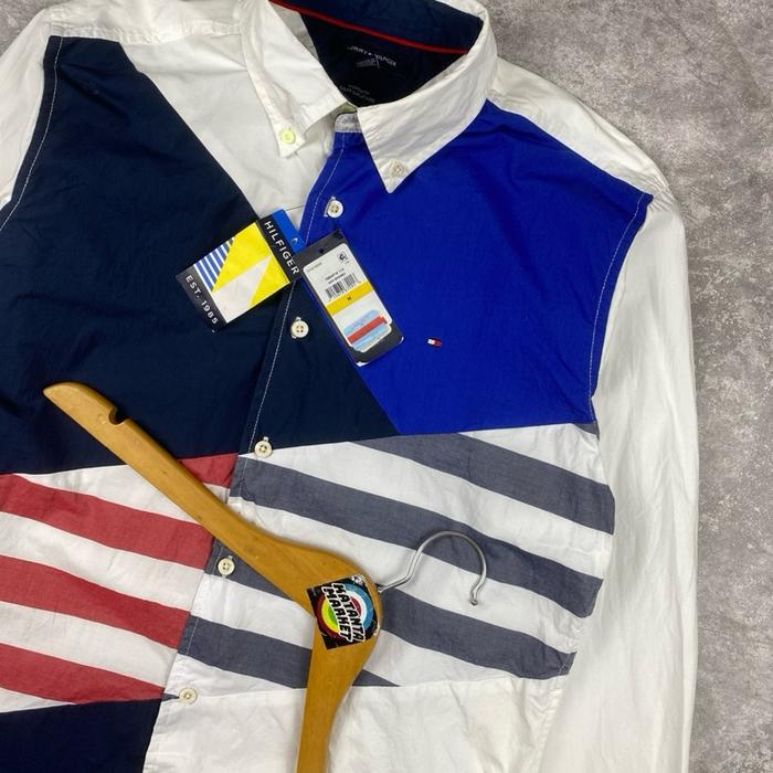 Tommy hillfiger original BNWT flag long shirt