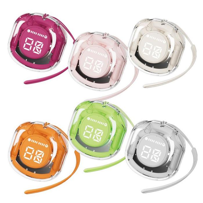 TWS Earphone Touch Control Wireless Headphones LED Digital Screen