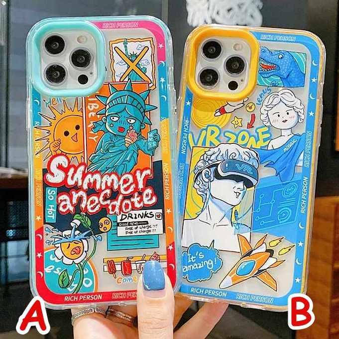 IPHONE 12, 12 PRO, 12 PRO MAX - RETRO SUMMER FASHION SOFT CASE CASING
