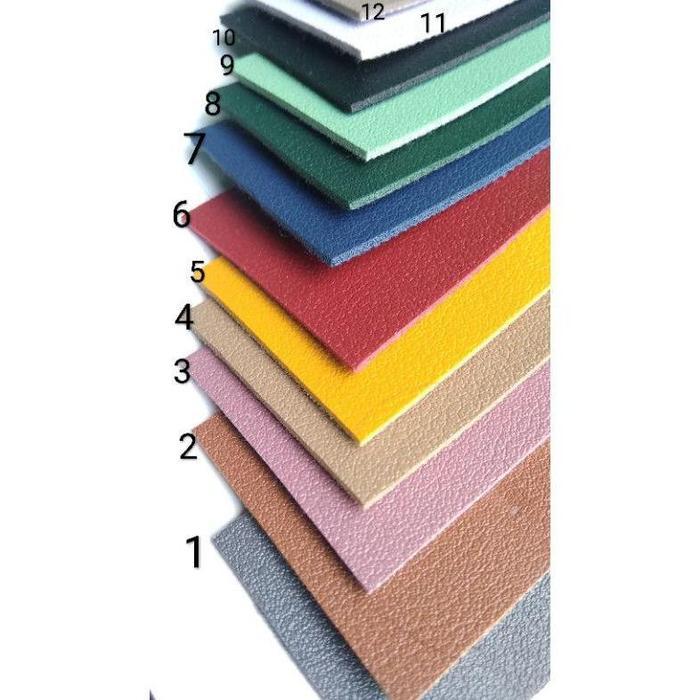 Bahan Kulit Sintetis/Spon PVC meteran tebal