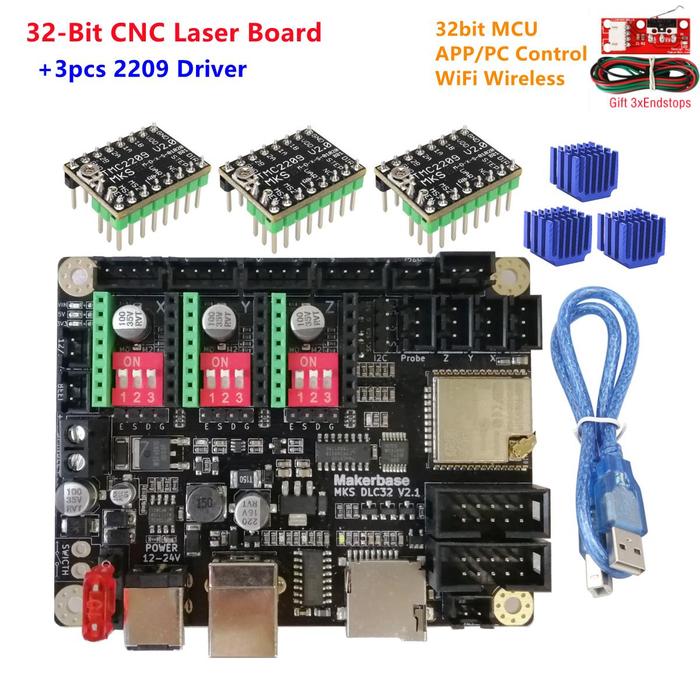 32 bit ESP32 GRBL controller CNC engraving expansion board upgrade