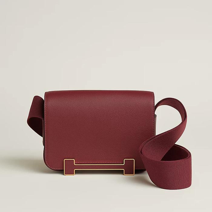HERMES,Hermes Geta bag,red