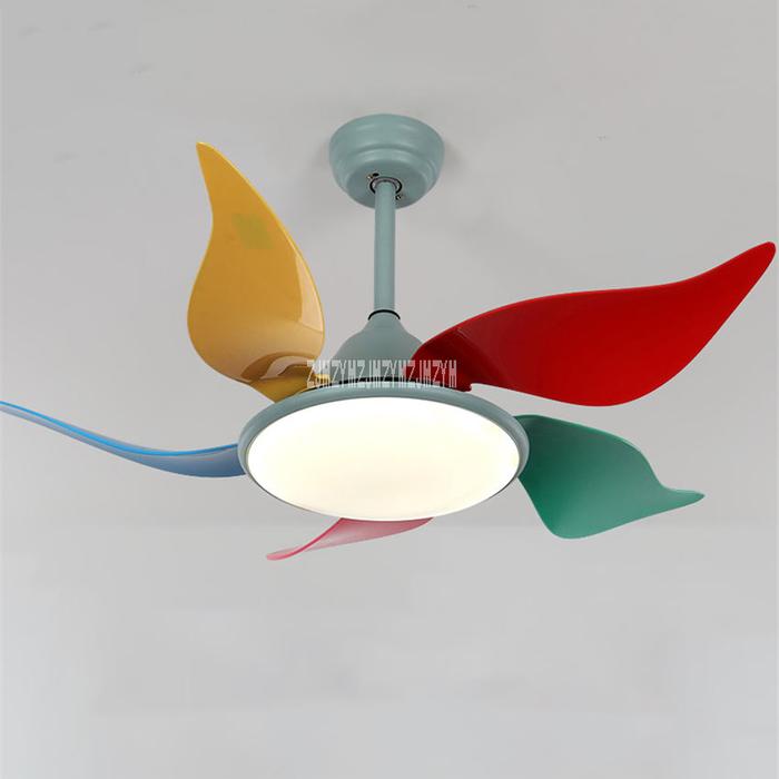 LK-D222 Ceiling Fans Loft Dining Room Spiral Fan Led Light 6-Gear