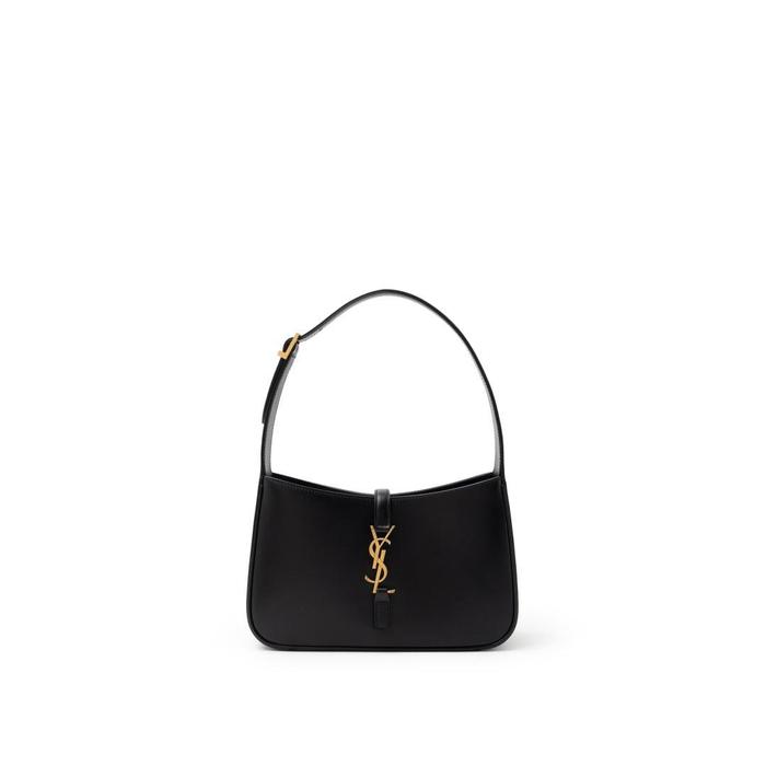 Le 5 A 7 hobo bag smooth leather Black