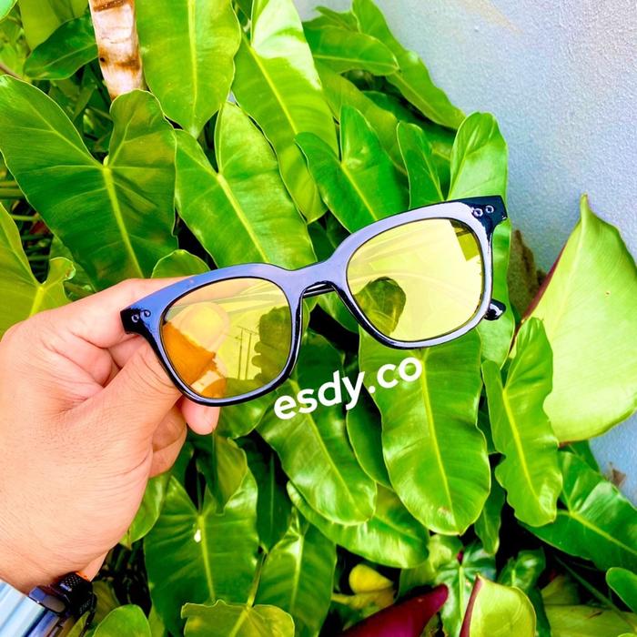 KACAMATA VINCENT YELLOW UV Eyewear Sunglasses Frame Lensa