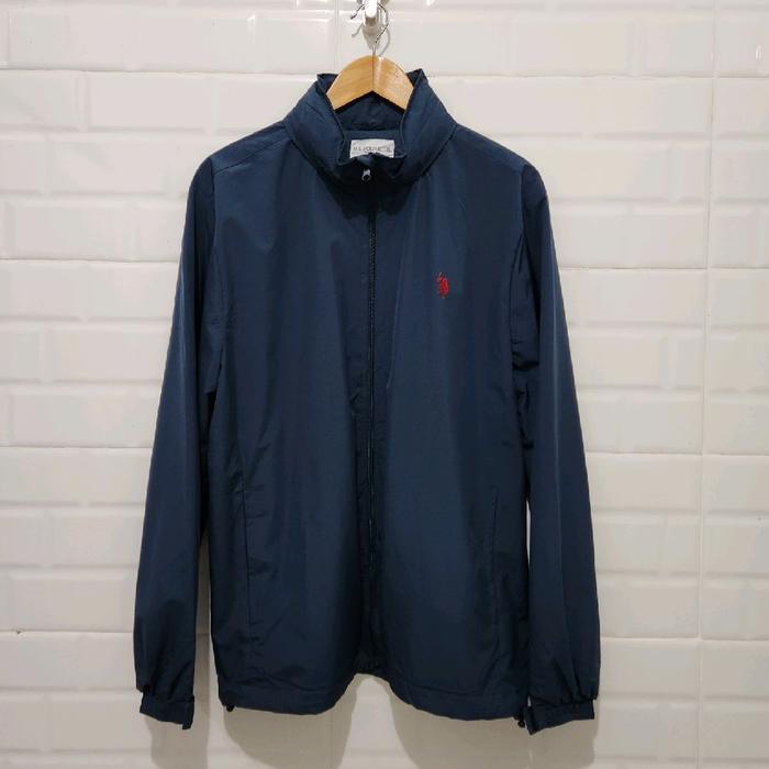 Jaket Pria USPA Windbreaker Navy