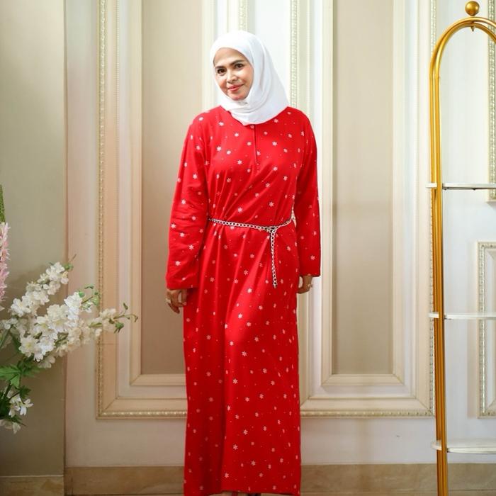 DRESS INER RAYON / DRESS WANITA / FASHION MUSLIM /  Gamis Rayon Panjang / Busui friendly Lembut Nyam