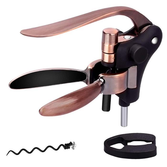Wine Opener,Wine Bottle Opener Metal Lever Bottle Opener Corkscrew