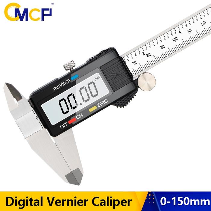 CMCP 0-150mm Caliper 0.01mm LCD Digital Caliper Gauge Micrometer