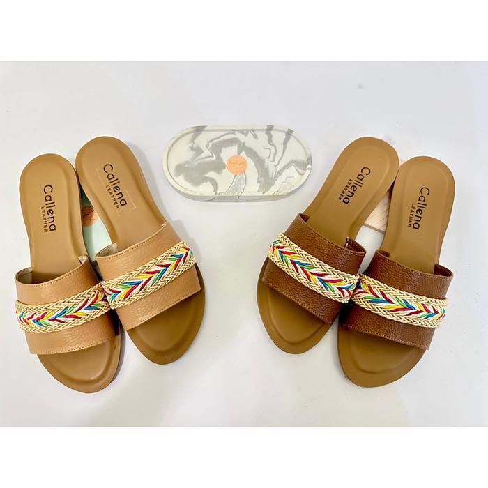 Sandal Kulit Asli Papirut Series Hindi Kokop New Sukaregang Garut