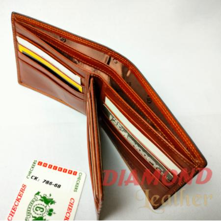 Diamond Leather - Checkers Dompet Kulit Asli Pria CK 68