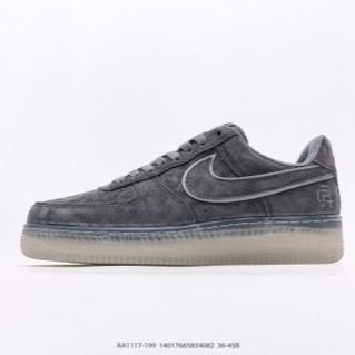 Nike Sepatu Shoes Air Force Low 1 x Reigning Champ Dark Grey Reflective AA1117-900 untuk Gaya Anda