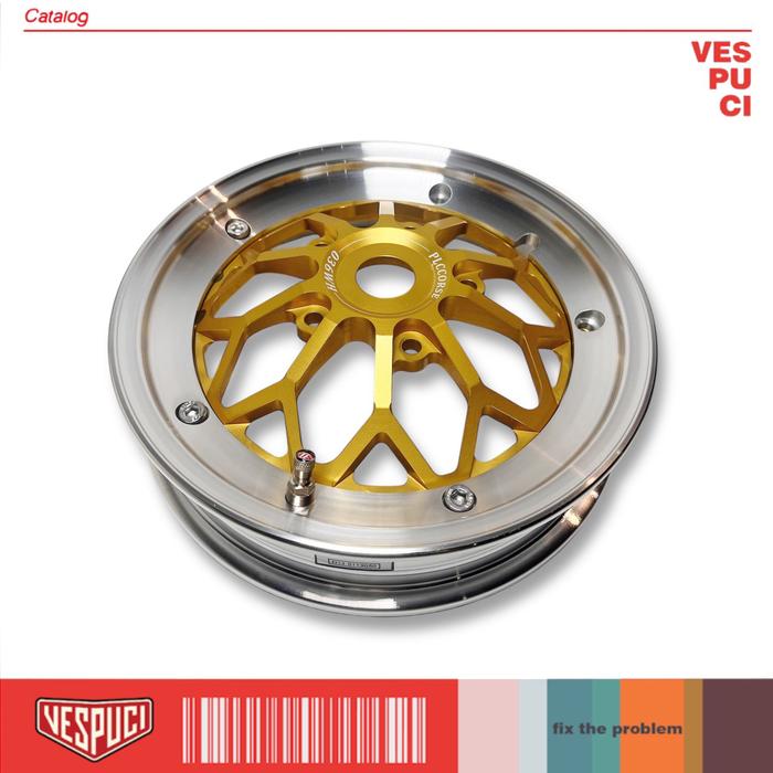 Rim SIP Tubeless / Velg SIP 2.10 Ring 10 for Vespa 125 PV ET3 PK S